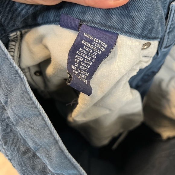 Vintage 90’s Gap High Waisted Mom Khaki Blue Pants Size 30” - Picture 5 of 6